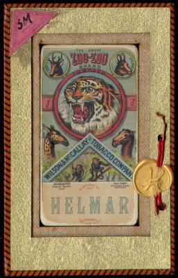 Picture, Helmar Brewing, T206-Helmar Card # 329, Neal Pullen, White sweater, bat out front, Brooklyn Royal Giants